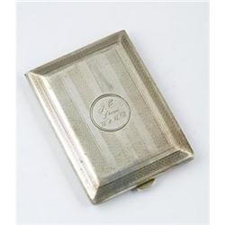 SILVER BOOK MATCH HOLDER. #1807570