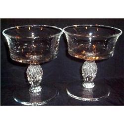 Seven Heisey Plantation Champagne Sherbets #1807647