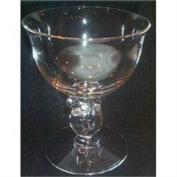 Six Heisey Crystal Wine Goblets #1807650