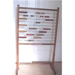 Free standing English Victorian abacus #1807818