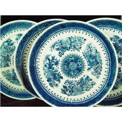 Set of Four Chinese Blue and White Fitzhugh #1807821