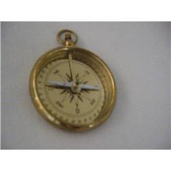 Attractive old brass compass hall mark! #1807862