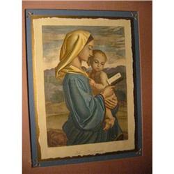 "The Madonna" vintage print, illustration! #1807865