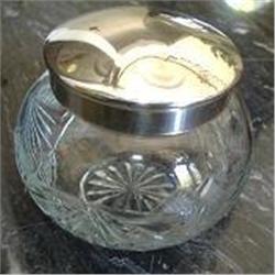 European Crystal Powder Jar #1807909