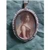 Image 1 : Miniature in silver framed by pearls and  4  #1807997