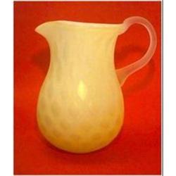 Victorian Satin MOP Diamond Pattern Creamer #1808022