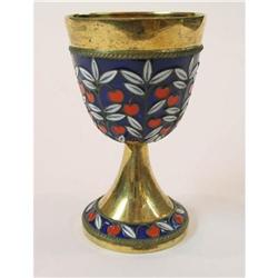 Russian silver, enamel cup. #1808103