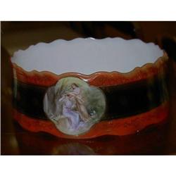 Art Nouveau Austrian Bowl Hand Painted by #1808230