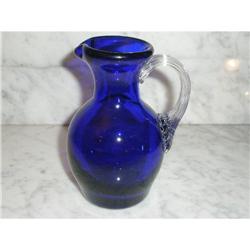 COBALT BLUE SANDWICH GLASS C,1845-65 #1819473
