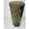 Image 1 : MOSER-HEAVY CRYSTAL VASE-DARK TOPAZ #1819477
