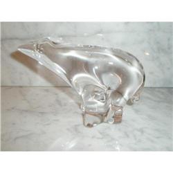 CRYSTAL ART GLASS BEAR KENNETH MARINE #1819481