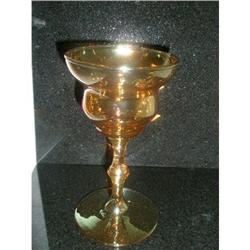 ANTIQUE STEMWARE STEUBEN IRIDESCENT #1819486