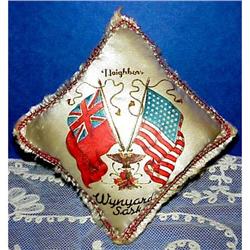 Patriotic PIN CUSHION US/Canada Flags #1819513