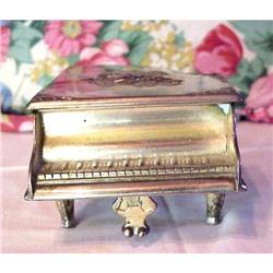 Antique Cast Metal Jewelry Box  #1819559