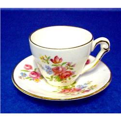 English Bone China Miniature Cup & Saucer #1819566