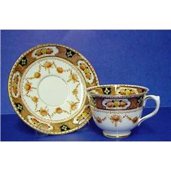 Royal Albert China Cup & Saucer Hand Pntd. #1819599