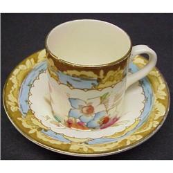 PRECIOUS LOSOL WARE DEMI CUP and SAUCER #1819612