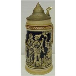 OLD GERMAN STONEWARE BEER STAIN - MUG #1819613