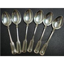 SET of SIX - STERLING - EGG SPOONS #1819624
