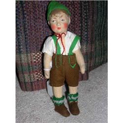 Cloth Bing Doll oil painted features #1820000