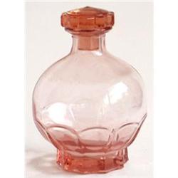 Pink Depression Glass Perfume Decanter #1820206