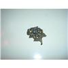 Image 1 : Old Filagree Floral Pin with Multicolored #1820302