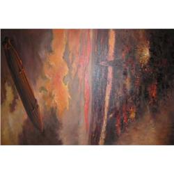 Early WW1 German ZEPPELIN Bombing London #1820325