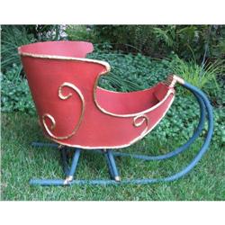 Large Vintage 21' High, 35" Long Santa Sleigh #1820331