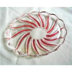 GERMAN MIKASA BLOWN GLASS PLATTER #1820376