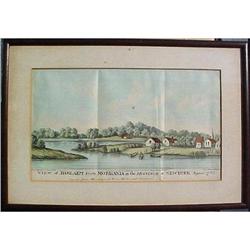 Antique Color Print of Harlem from 1765 View #1820408