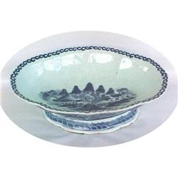 Chinese Export Bowl Blue White Porcelain 18C #1820431