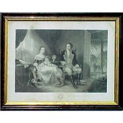 G Washington Portrait Courting Family1860 Print#1820449