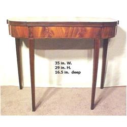 American Federal Card Table Mahogany 1790 #1820456