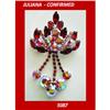 Image 1 : EXQUISITE CONFIRMED ~JULIANA~ RED RHINE. BROOCH#1820539
