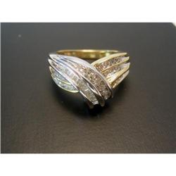 Diamond Band Ring, Baguette and Round Stones #1820547