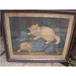Currier & Ives Print of "Fraid Cats" #1820550