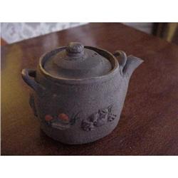 DELIGHTFUL MINIATURE ANTIQUE ORIENTAL TEAPOT #1820775