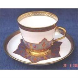 Davenport Tea Bone Cup and Saucer c1850 #1831267