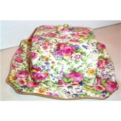 Royal  Winton Summertime Chintz Covered Butter #1831281