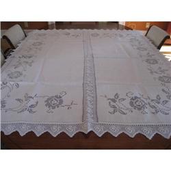 Vintage Linen tablecloth #1831346