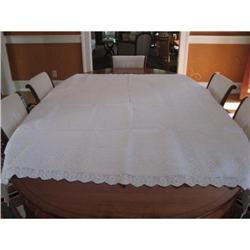 Antique Linen tablecloth #1831347