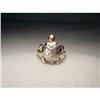 Image 1 : 14K Tri Color Gold Ruby Movable Turtle Ring #1831516