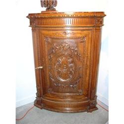 French Henri Deux Style Corner Cabinet #1831795