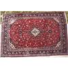 Image 1 : Red yellow KASHAN carpet Persian Rug 12'X 8' #1831813