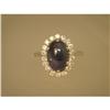 Image 1 : Ring  14ct w.g  Saphire  Cabochon  and  #1858321
