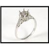 Image 1 : 18K White Gold Ring Mounting #1858333