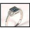 Image 1 : Graceful Blue Diamond Ring #1858369