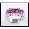 Image 1 : Marvelous 18K Yellow Gold Ruby and Diamond Ring#1858381