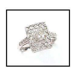 Fancy Vintage Design Diamond Ring(price was #1858399