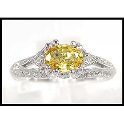 INTENSE YELLOW DIAMOND COLOR SAPPHIRE #1858401